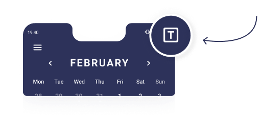 Tasker icon zoom in - Schedule App